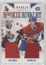 2011 Panini Rookie Anthology Rivalry Materials Erik Condra Raphael Diaz #35 0st9