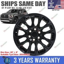 For Toyota Black Sequoia 2023-2025 Tundra 2022-25 Factory Wheel 20x8 Rim 75276a