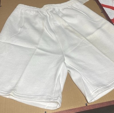 VINTAGE 1991 DISCUS ATHLETIC SHORTS XL WHITE NEW OLD STOCK