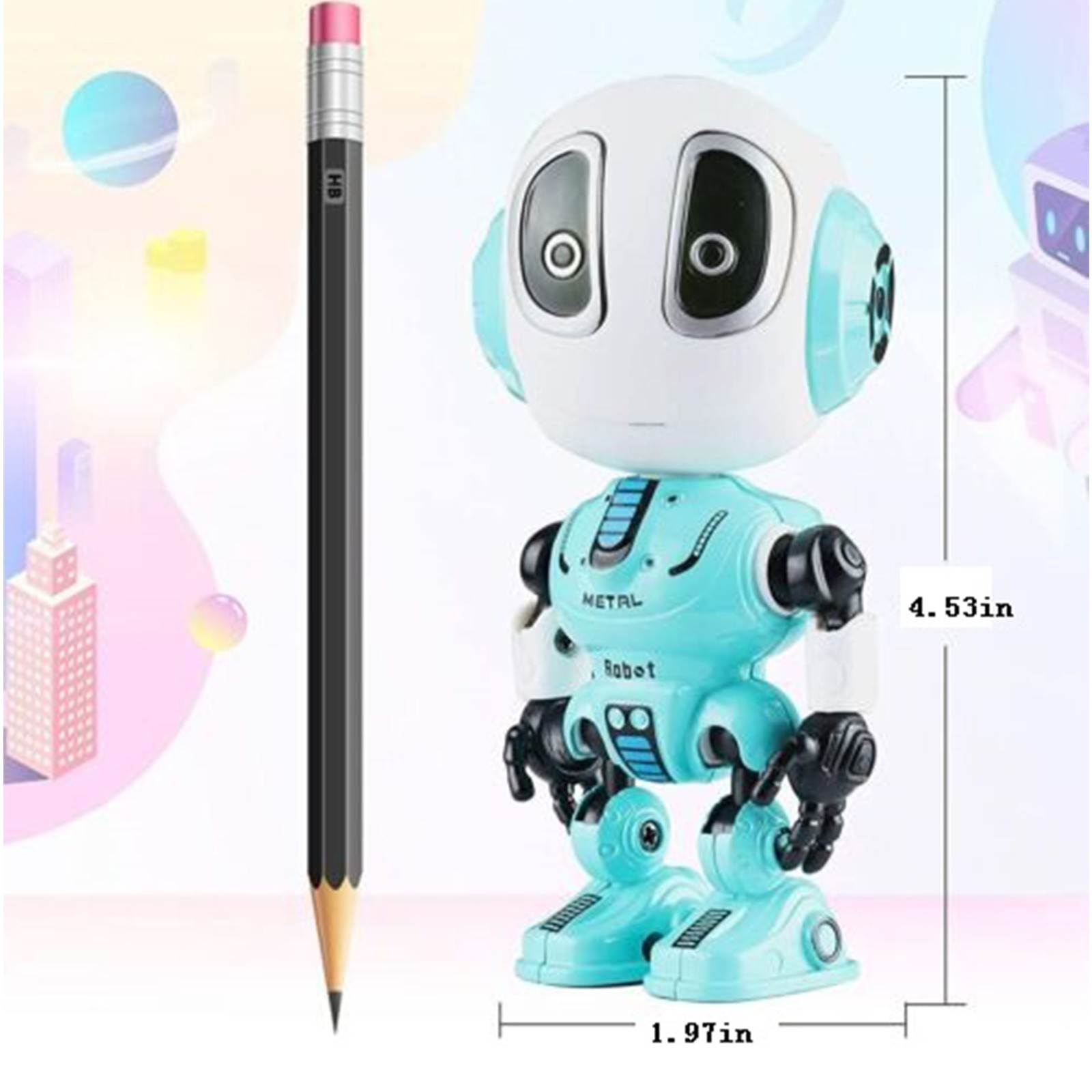 Toys for Boys Robot Kids Toddler Robot 3 4 5 6 7 8 9 Year Old Age Xmas Cool Gift