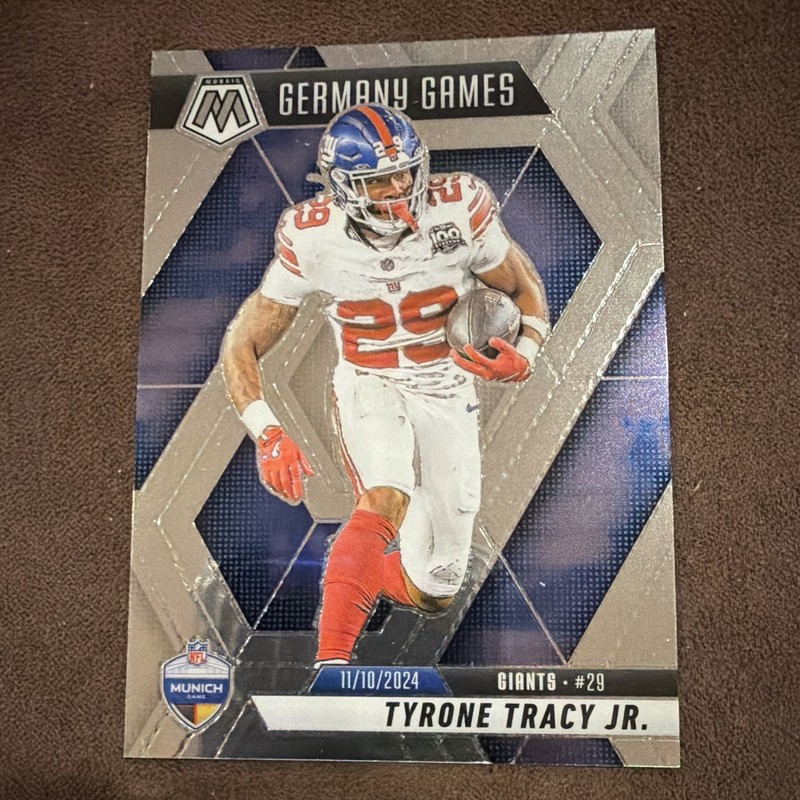 Panini 2025 Mosaic Football Tyrone Tracy Jr. Germany Games Insert #259
