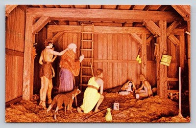 Vintage Nativity Postcard - Cathedral of Tomorrow, Cuyahoga Falls, Ohio