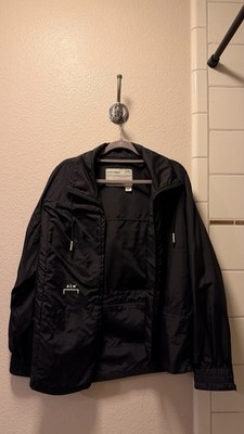 A-Cold-Wall Logo Windbreaker Jacket Black Size Medium