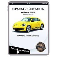 VW Beetle Typ 5C 2011-2016 Fahrwerk Achsen Lenkung Werkstatthandbuch PDF Datei