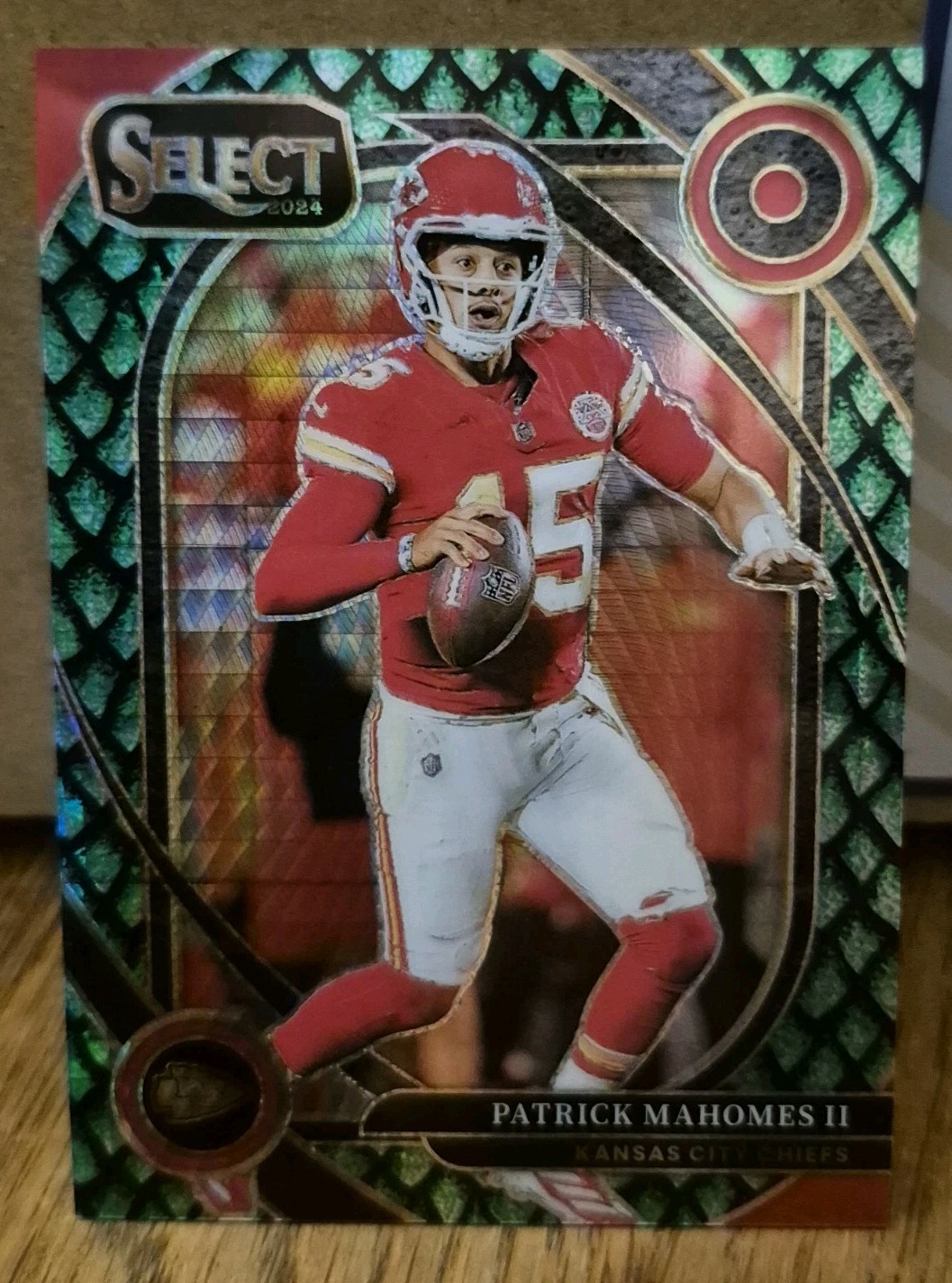 2024 Panini Select Patrick Mahomes II Dragon Scale Club Level 65/81