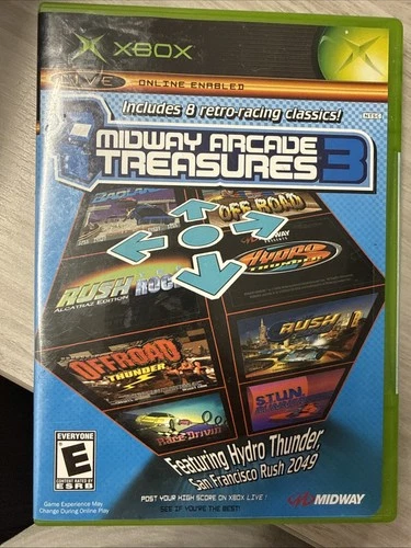 Midway Arcade Treasures 3 (Microsoft Xbox, 2005)