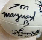 Len Dawson(Plus 3 more) AUTOGRAPHED  “HOF” NFL Mini SB XXXIV  Comm. Football-NEW — photo 5