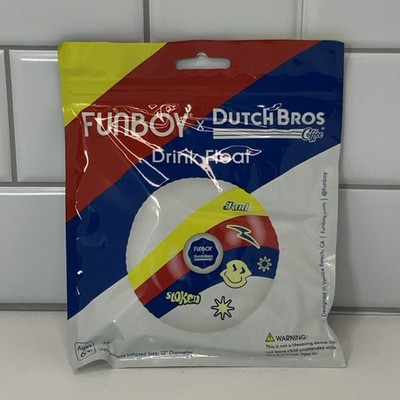 NEW Dutch Bros x FunBoy Drink Float Sealed 12'' diameter
