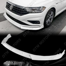 For 19-21 Volkswagen Vw Jetta Painted White Front Bumper Lip Body Kit Spoiler