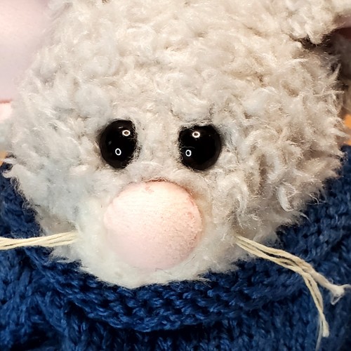 Vintage Gibson Keepsake Kitters Benny Mouse with Sweater 8” Plush 1996 - Picture 2 of 9