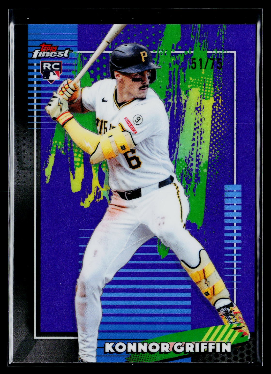 2026 Topps Finest Konnor Griffin Pirates #6 Purple Refractor RC #/75