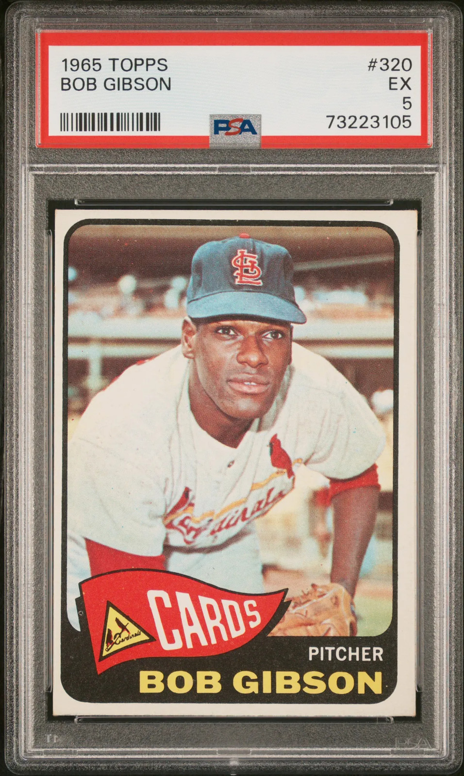 1965 Topps Bob Gibson #320 PSA 5