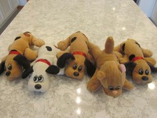 VINTAGE 1986 TONKA POUND PUPPIES POUND PURRIES PLUSH SMALL 8" LOT OF 5