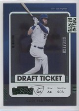 2021 Panini Contenders Draft Ticket Green 97/299 Cody Bellinger #63 uk2