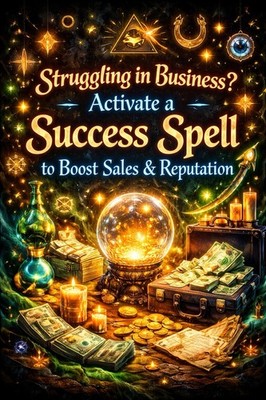 Struggling in Business? Activate a Success Spell to Boost Sales & Reputation  