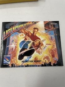 Last Action Hero Complete CIB Nintendo NES Tested Sony