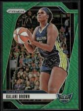 2024 Panini Prizm WNBA #29 Kalani Brown Green Prizm