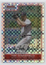 2006 Bowman Chrome X-Fractor 218/250 Tim Wakefield #155 n8a