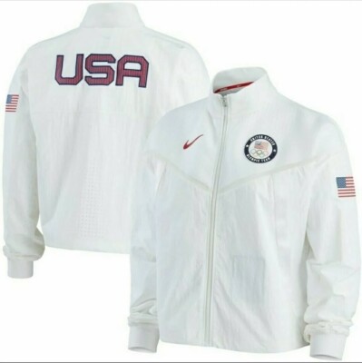 Nike Team USA Men s XS Medal Stand Olympics Windrunner Jacket CK4552-100 NWT