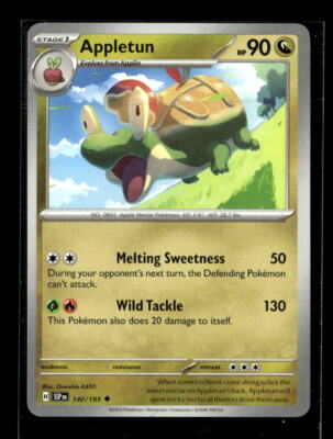 Pokemon Appletun 140/191 Surging Sparks Non Holo Uncommon 4 Card Lot | eBay