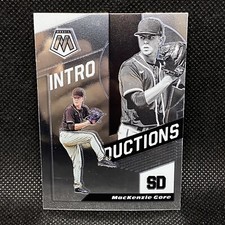 2021 Panini Mosaic Baseball Introductions Mackenzie Gore #INT4 San Diego Padre