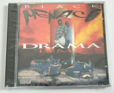 BLACK MENACE - DRAMA TIME (1994) - RAP CD *SEALED* RARE