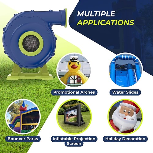Bounce House Blower – Air Pump for Inflatable House or Castle, 1100 Watt (1.5 HP - Picture 5 of 6