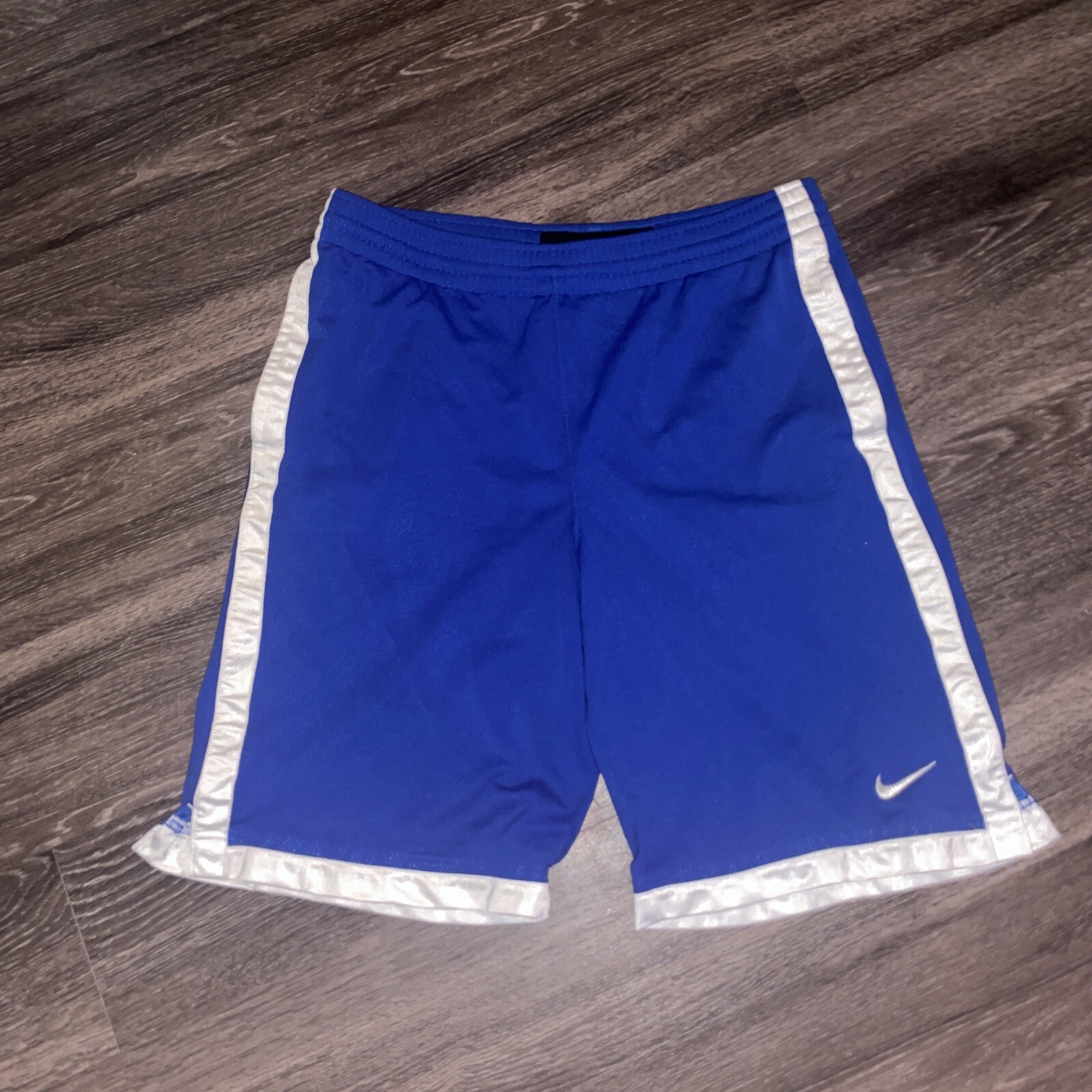 Vintage Nike Mens Basketball Shorts Blue Size Small … Gem