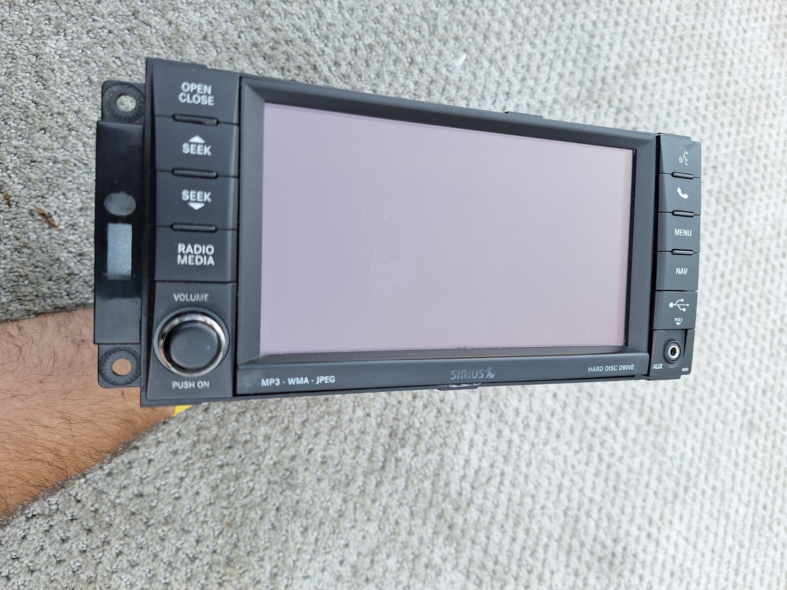 1112 DODGE RAM 1500 RADIO STEREO NAVIGATION RECEIVER SCREEN RHR