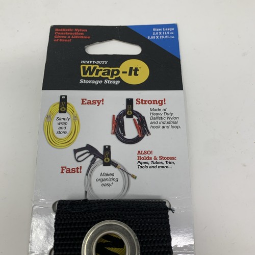 Wrap-It Large Heavy-Duty Large Ballistic Nylon Storage Strap 2"x11.5" # 100-30B - 第 4/4 張圖片