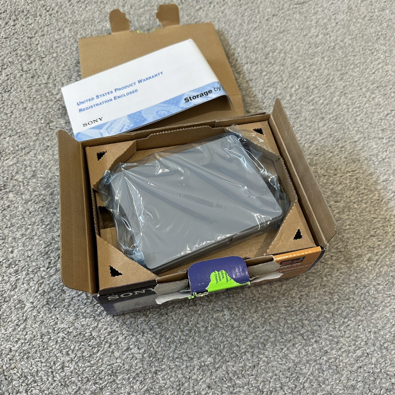 Sony MPF88E 2X Speed External USB Floppy Disk Drive New Open Box eBay