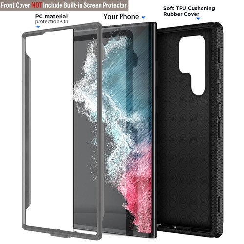 Compatible for Samsung Galaxy S22/S22+/S22 Ultra Case Cover / Screen Protector - Picture 28 of 54