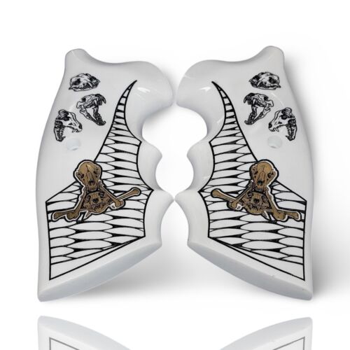 White Plexiglass Colt Python Grips – Limited Edition Luxury Art Collection - Picture 33 of 36