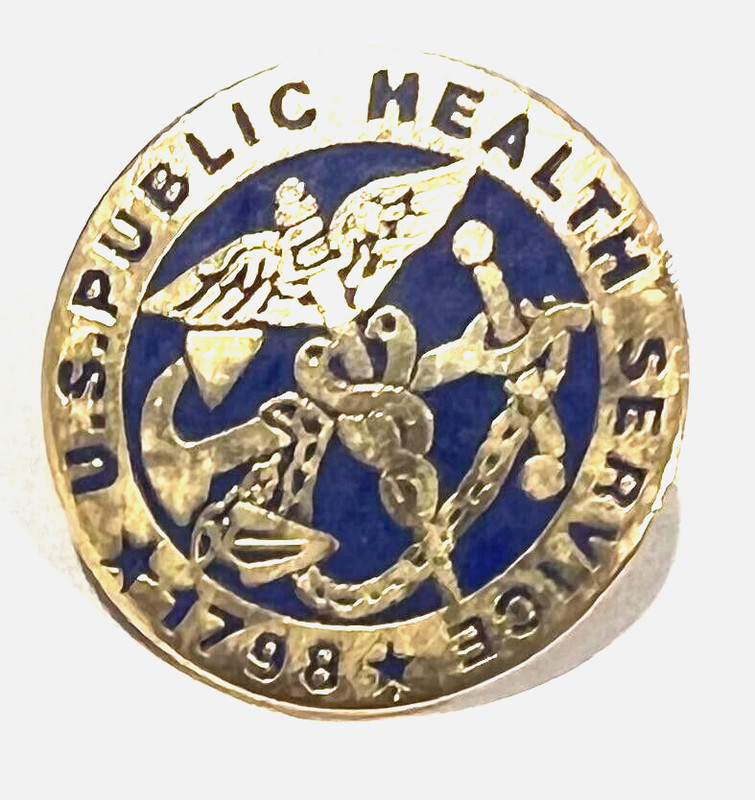 3 USA medical pins badges Public Health Care Service Physiatry Oncology for MD