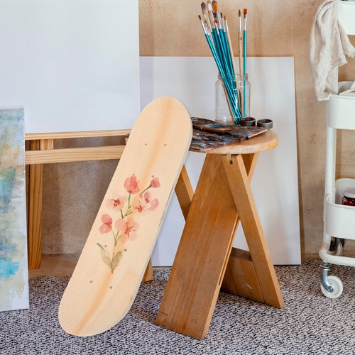 Unique Skateboard Design DIY Painting Children's Work Unfinished Decks for - Picture 5 of 12