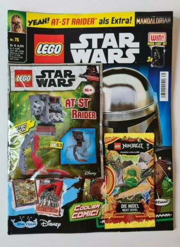 Lego®Star Wars Magazin Nr.75 mit Figur AT-ST Raider und Ninjago Booster ,Neu,OVP
