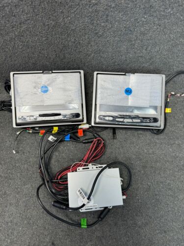 2 Rare New Audiovox Advent Hr9000m2 headrest monitors DVD Player Fast Shipping