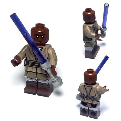 Custom Mace Windu Lego 187th Legion Purple Clone Troopers Star