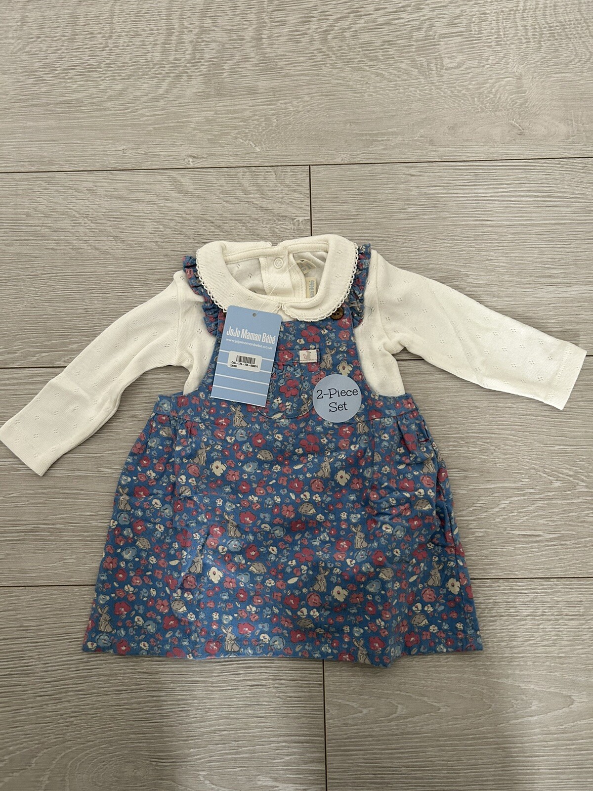 Jojo Maman Bebe Baby Girls Rabbit Print Cord Dress Age 03 Months BNWT eBay