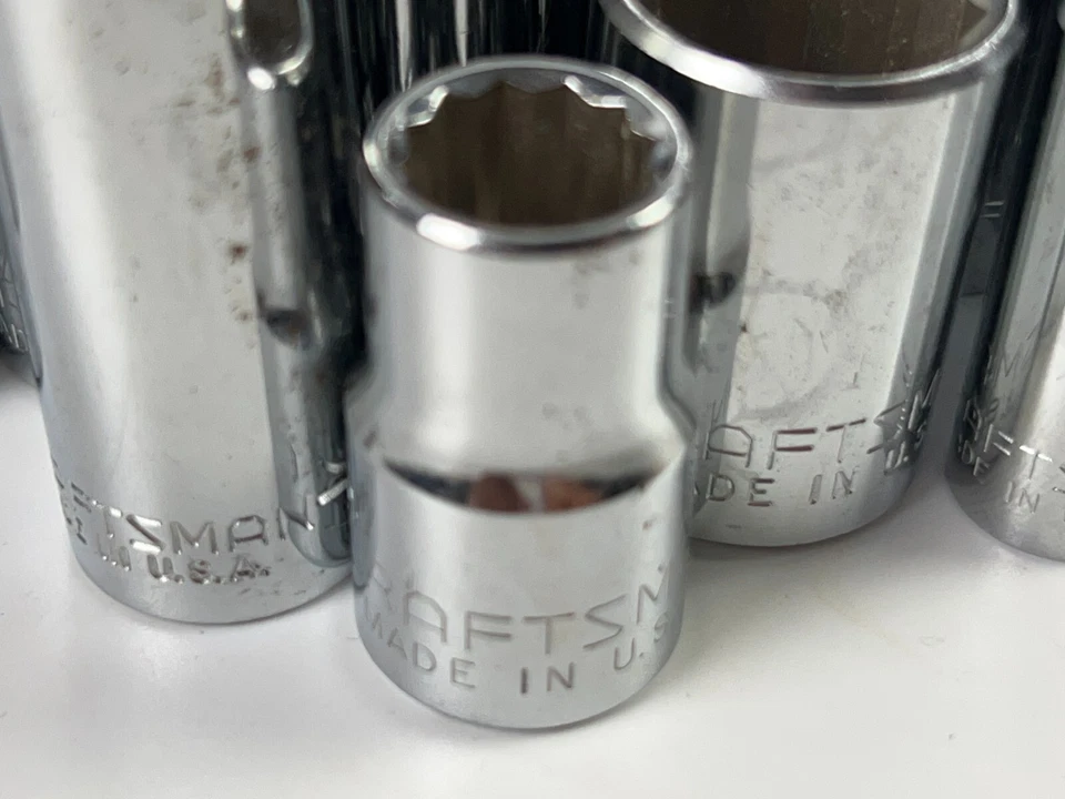 Craftsman Sockets Mixed Lot of 21 and 23 Hebrand and Others Total 44 - Image 3 of 4