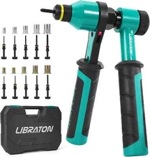 LIBRATON Rivet Nut Tool, Rivnut Tool, Professional Ratchet Nutsert Tool Kit, Nu