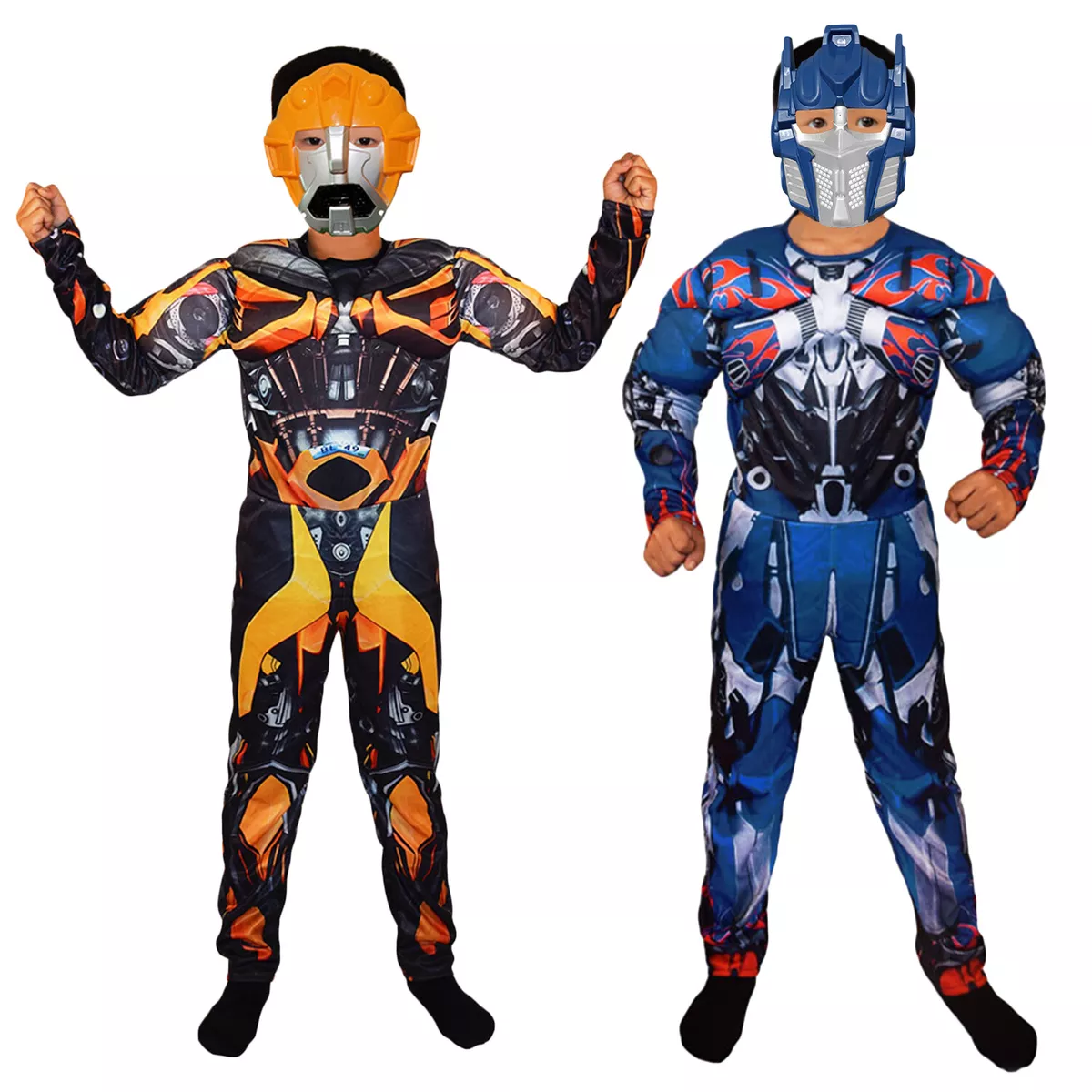 Boys Kids Hulk Bumblebee Transformers Optimus Prime Costume Fancy Dress Mask