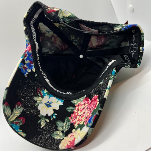 Robin Ruth Hawaii Embroidered Floral Camo Flat Bill Snapback Hat womens souvenir - Picture 4 of 7