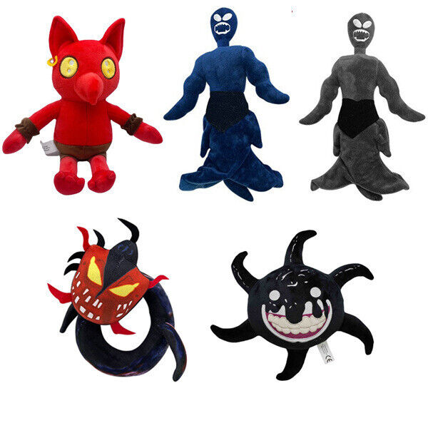 Now Doors Figure Plush Toys Horror Game Doors Character Figure Toys Soft  Stuffed Red Monster Plushies