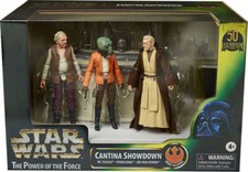 STAR WARS BLACK SERIES POWER OF THE FORCE CANTINA SHOWDOWN 6  NEW SEALED
