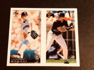 PALページ 2001 Pacific PS-206 Action UNCUT PANEL Kaz Sasaki Fred McGriff | eBay