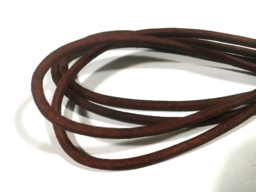 4mm ROUND Genuine LEATHER Boot Shoe LACES Lace lacing Shoelace Bootlace RATS BUM - Picture 8 of 14