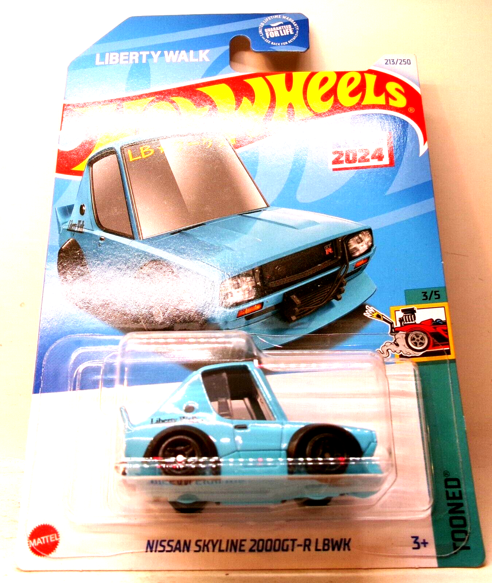 2024 HOT WHEELS 1:64 HW TOONED 3/5 LIBERTY WALK NISSAN SKYLINE