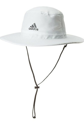 adidas Men's Golf UPF Sun Hat, White 