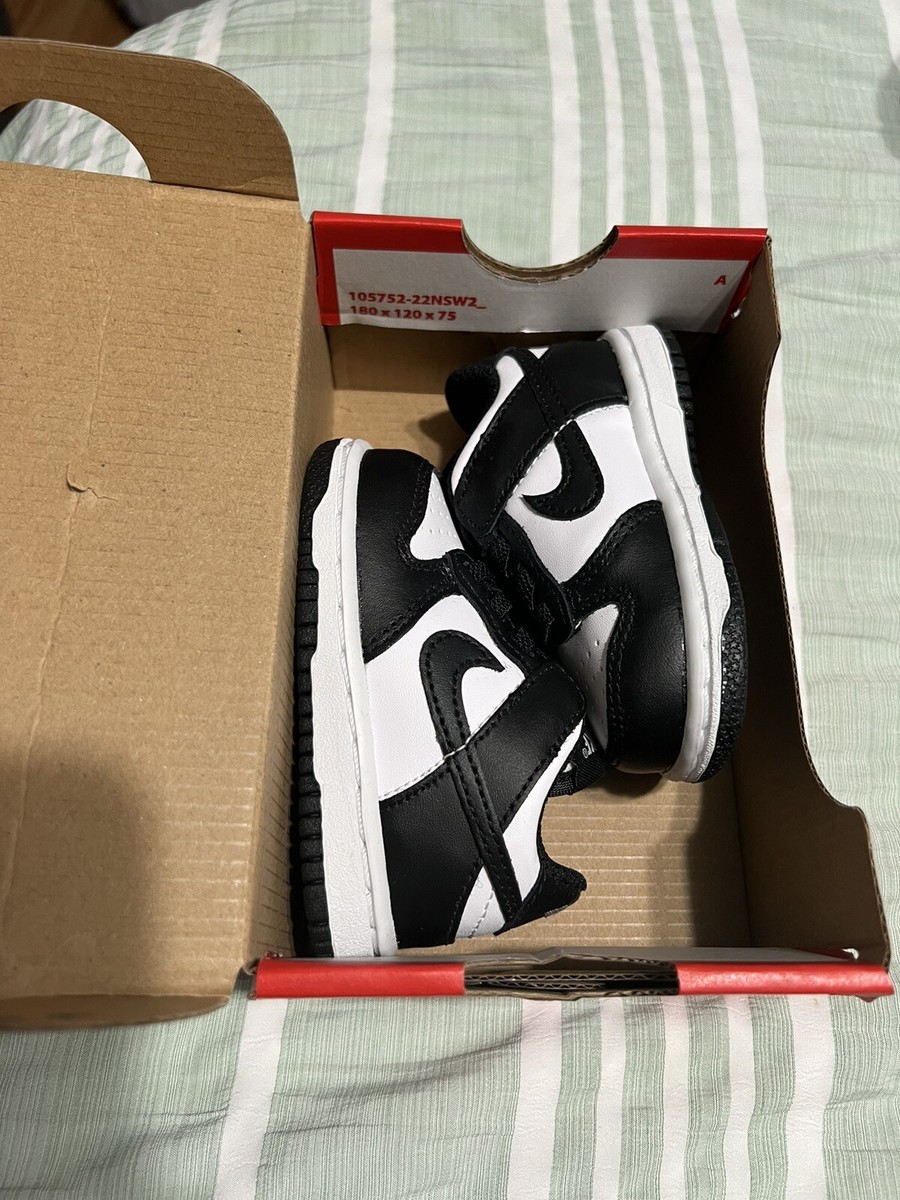 Size 3 - Nike Dunk Low Retro White Black Panda Sneaker for sale
